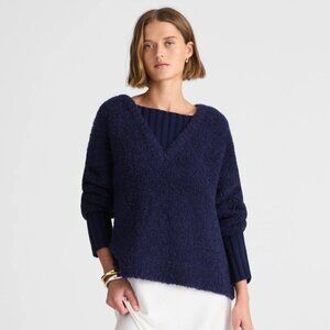 NWT! ALEXA CHUNG for Madewell Bobbie Sweater in Navy XS
